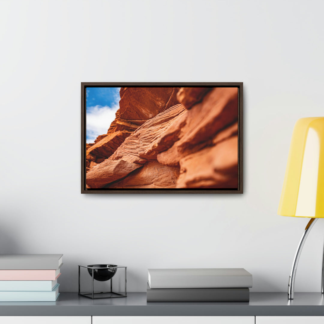 Layers of Rock - Canvas with Frame