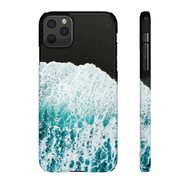 A Wave on Volcanic Sand - Phone Case