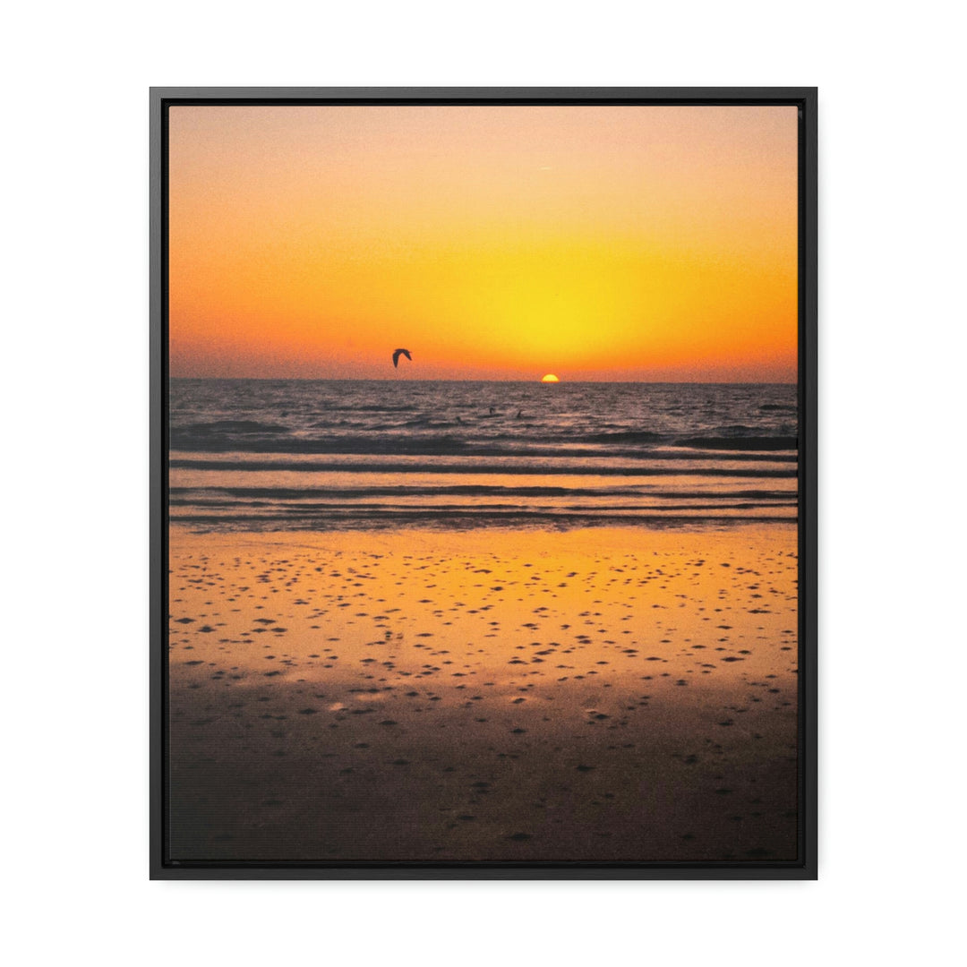 Sunrise on the Sea - Canvas with Frame