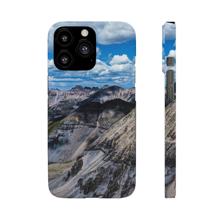 Imogene Pass From the Air - Phone Case