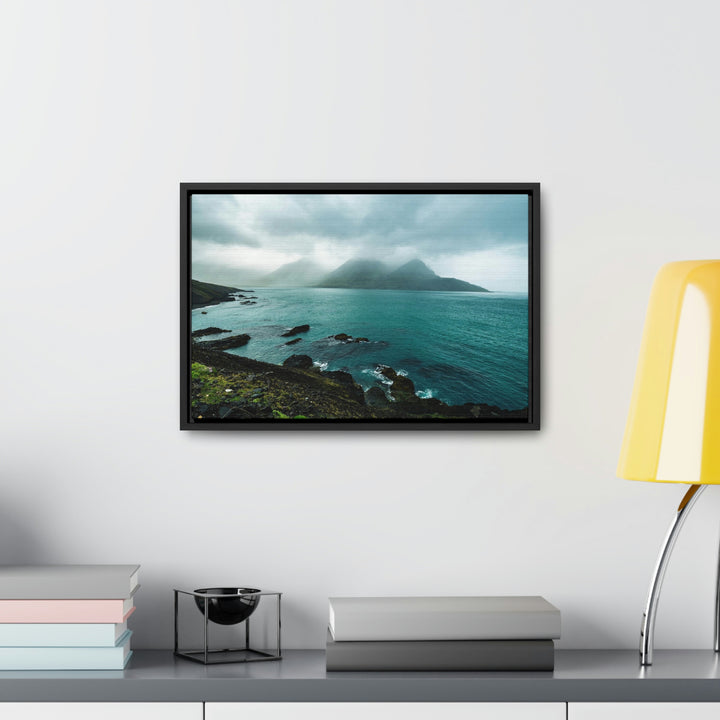 Mystical Mountain View - Canvas with Frame