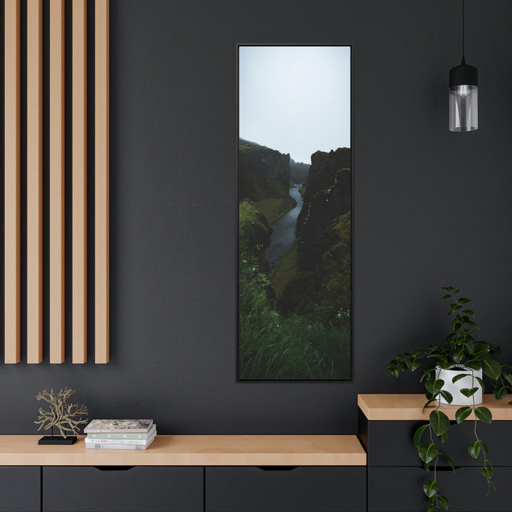 A View of the River - Canvas with Frame