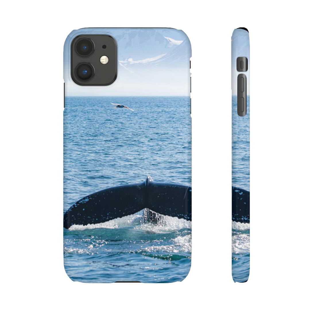 A Whale and A Mountain - Phone Case