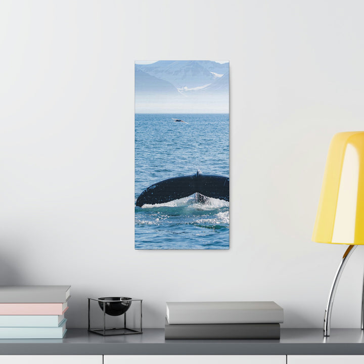 A Whale and A Mountain - Canvas