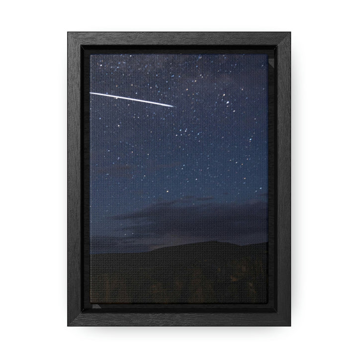 Starlink Above the Canyon - Canvas with Frame