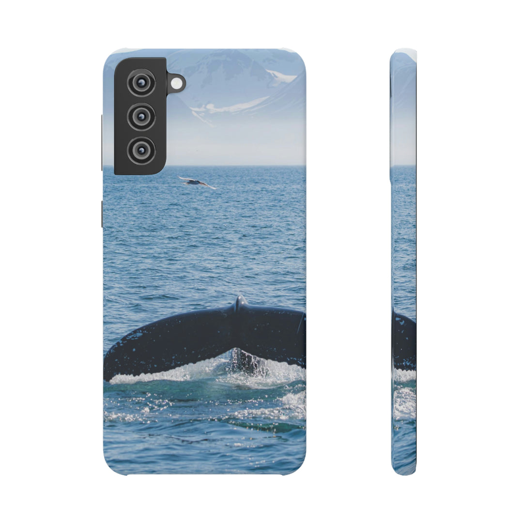 A Whale and A Mountain - Phone Case