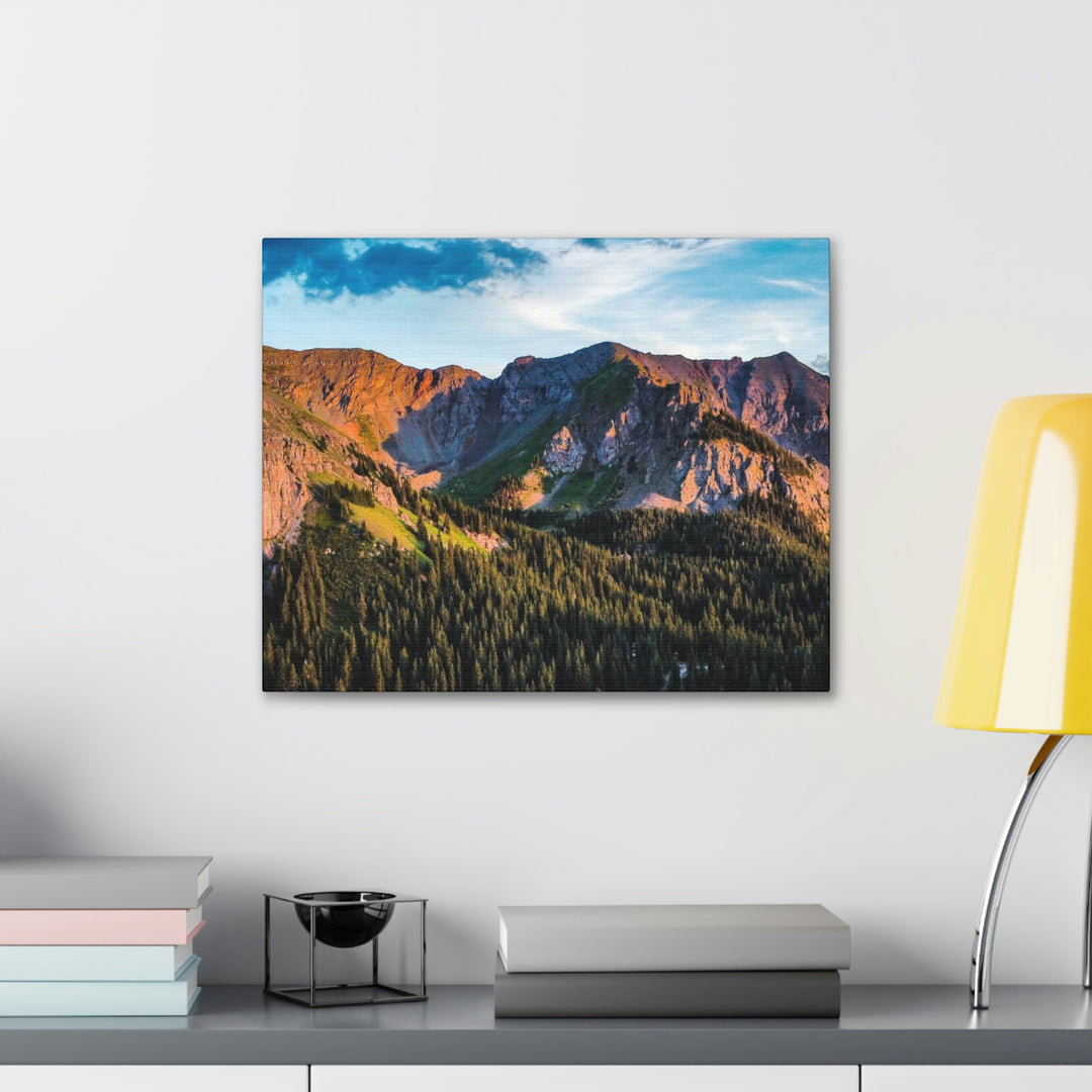 Fading Mountain Light - Canvas