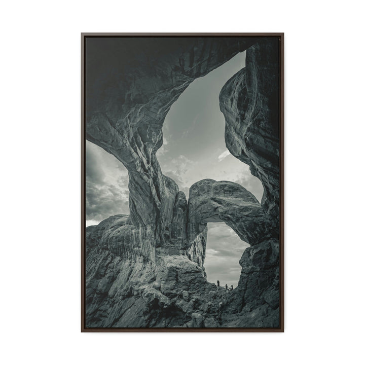 Natural Frames Part 1 in Black and White - Canvas with Frame