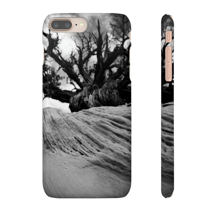 Desert Reach in Black and White - Phone Case