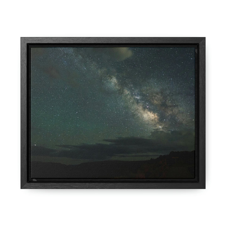 Milky Way Through the Clouds Part 2 - Canvas with Frame