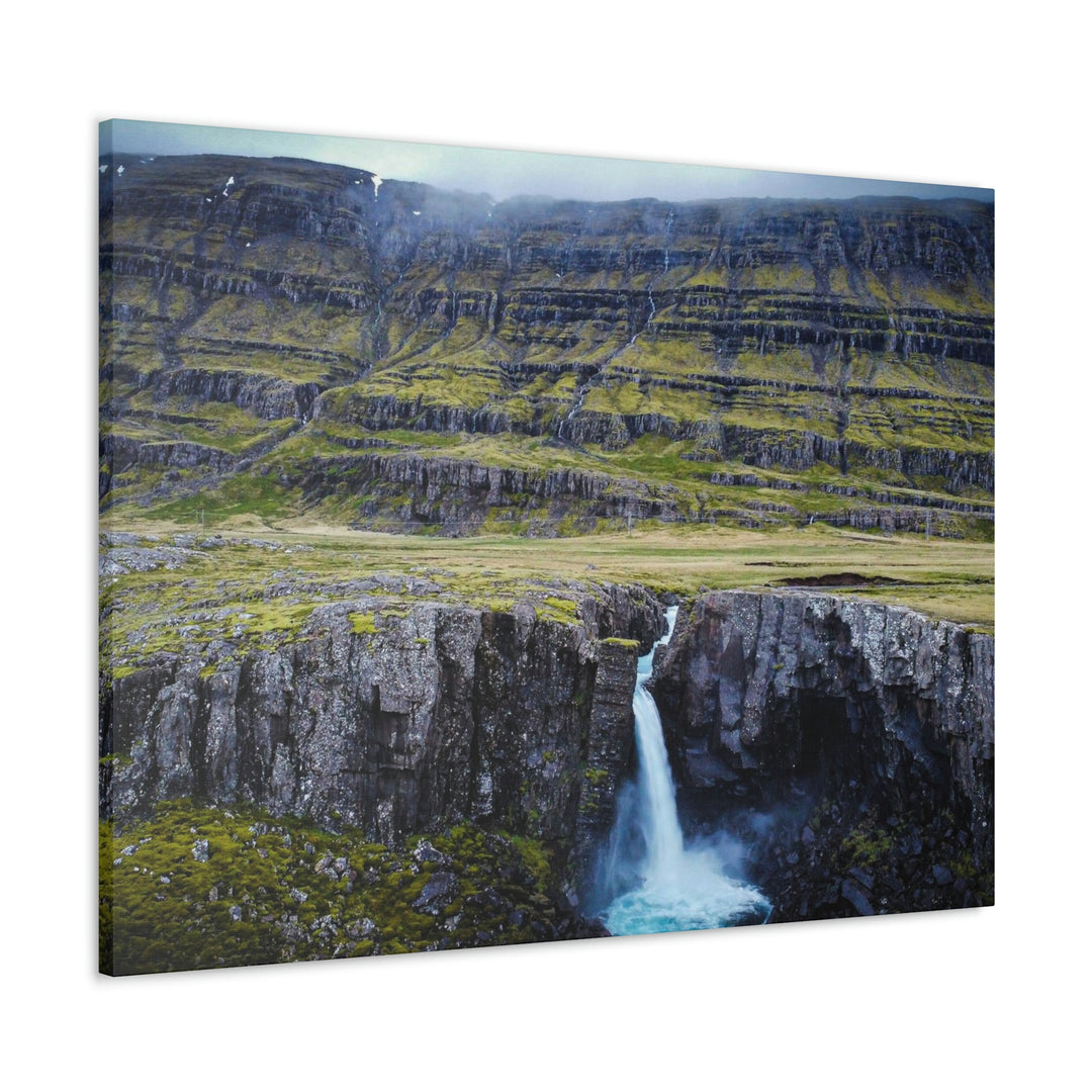 A Remote Waterfall - Canvas