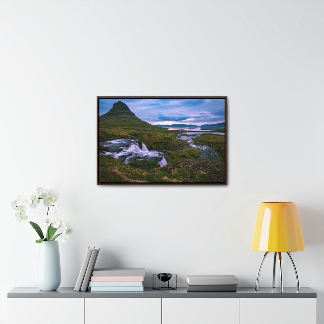 An Icelandic Sunset - Canvas with Frame