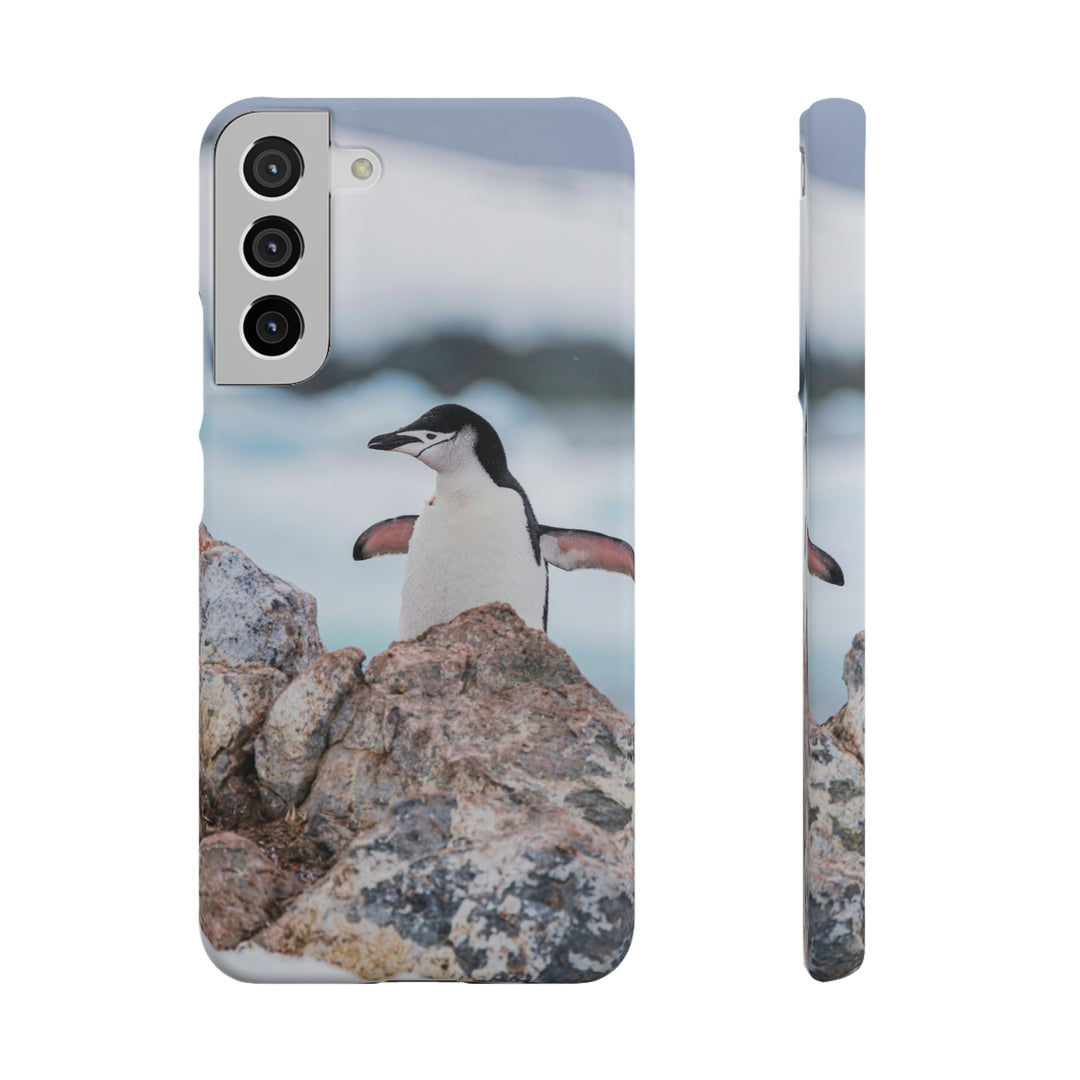 Stretched Penguin - Phone Case