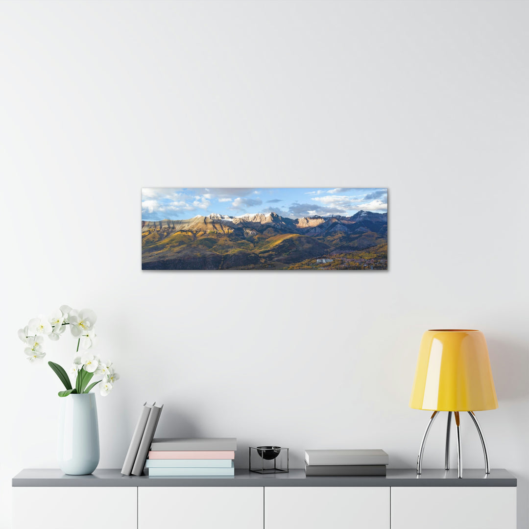 Glowing Mountainside - Canvas