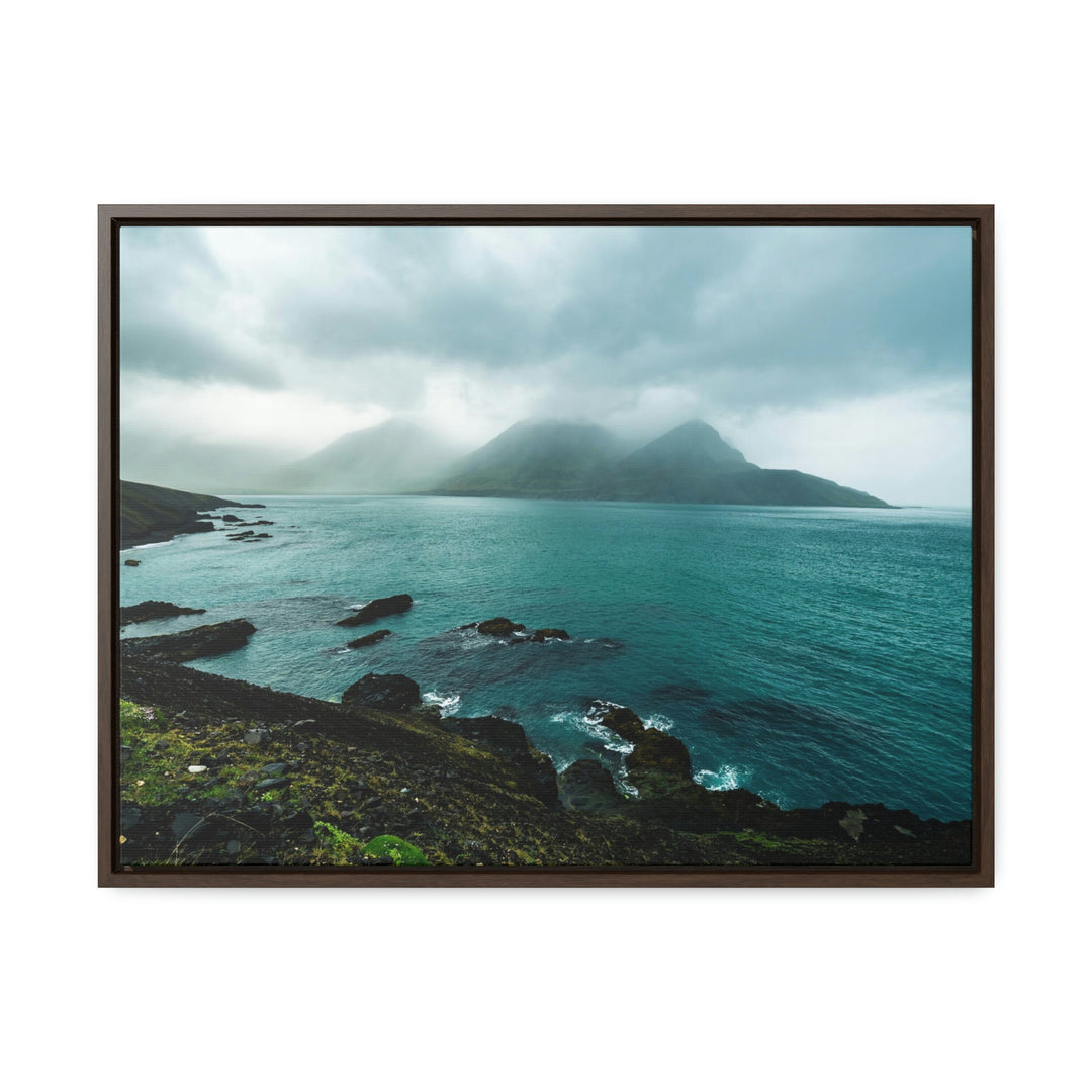 Mystical Mountain View - Canvas with Frame