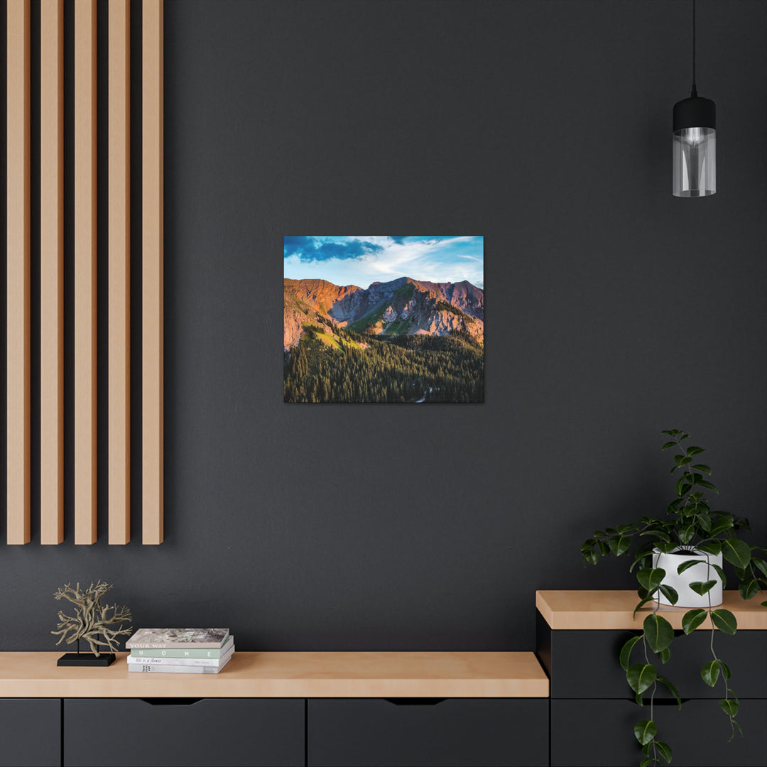 Fading Mountain Light - Canvas