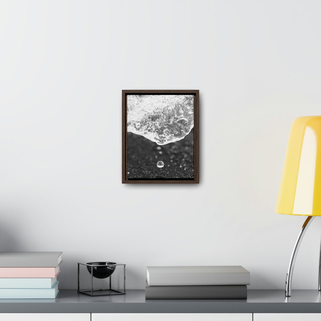 Suspended Droplet - Canvas with Frame