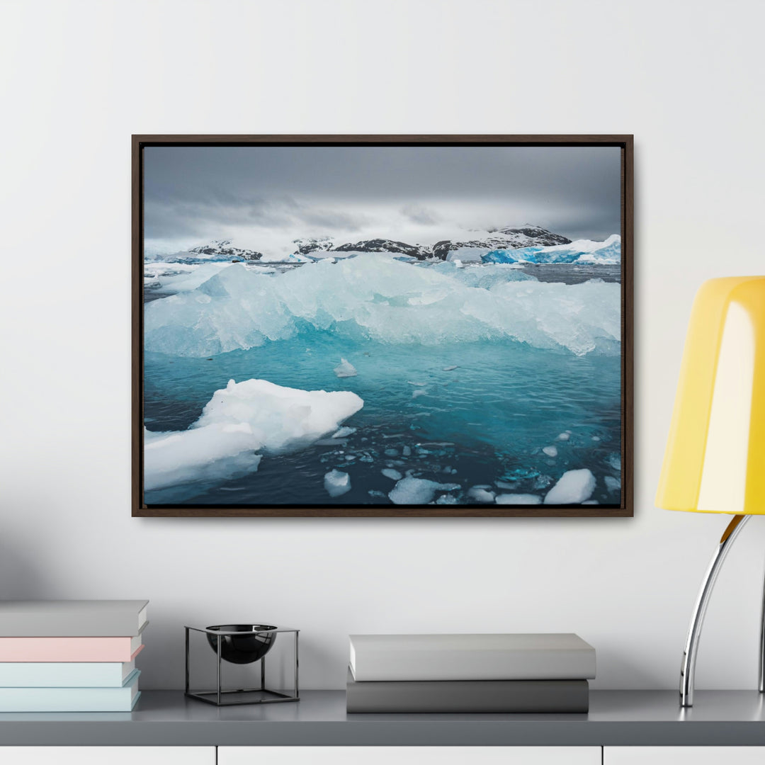 Floating Ice - Canvas with Frame