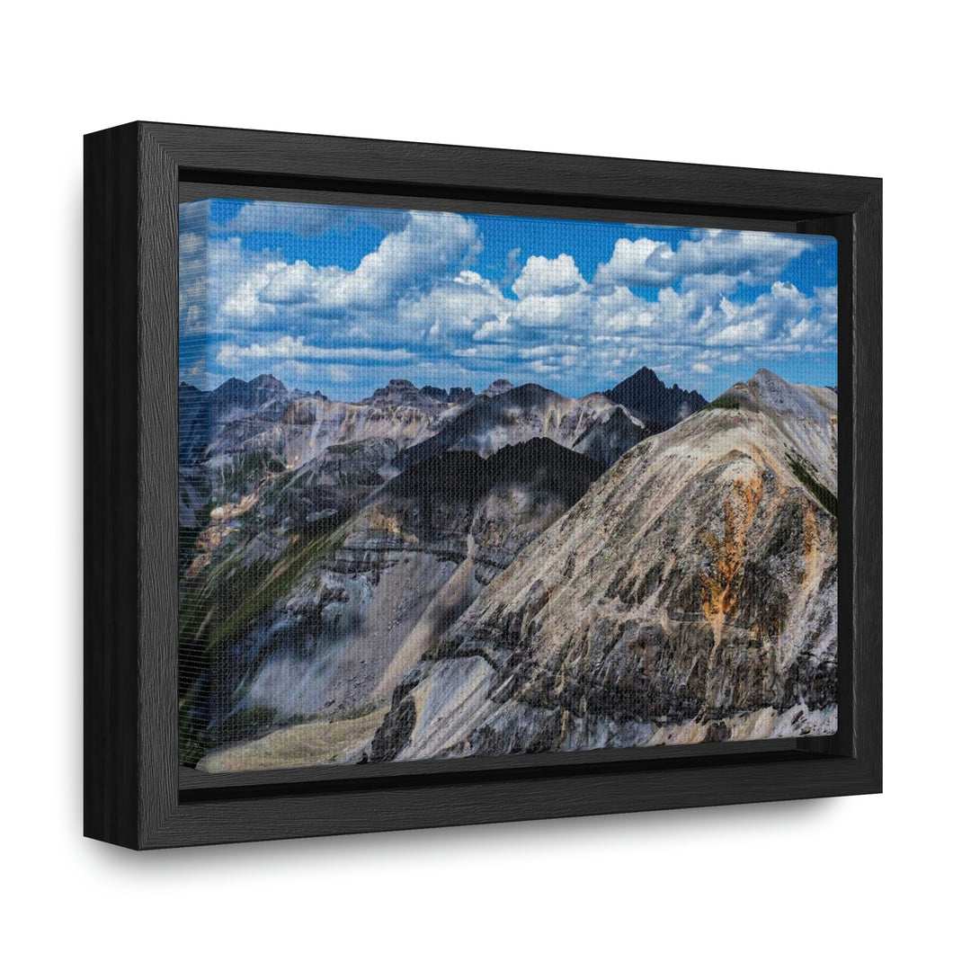 Imogene Pass From the Air - Canvas with Frame