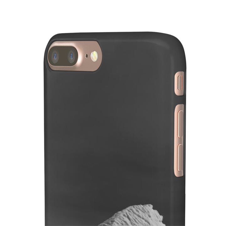 The Angles of an Iceberg in Black and White - Phone Case