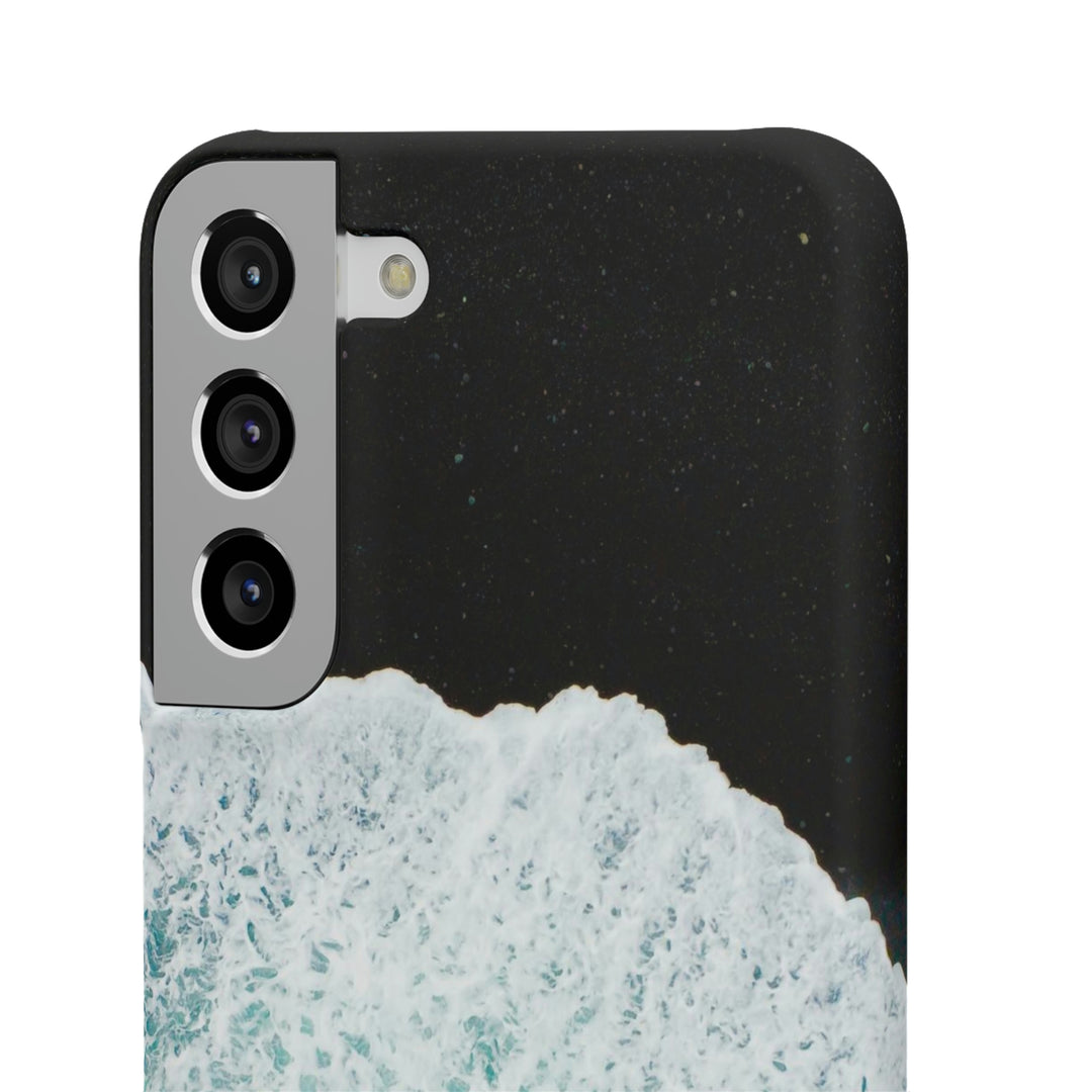 A Wave on Volcanic Sand - Phone Case