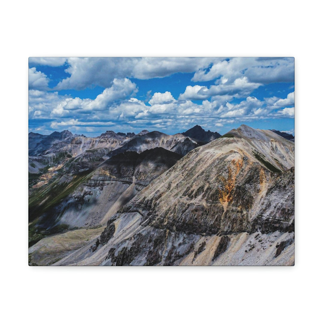 Imogene Pass From the Air - Canvas