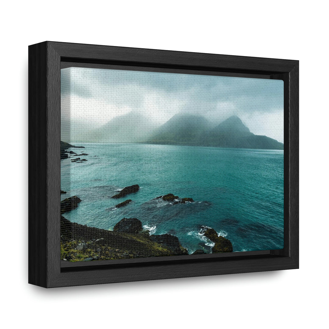 Mystical Mountain View - Canvas with Frame