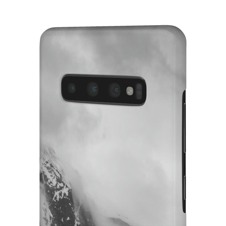 The Mist Descends in Black and White - Phone Case