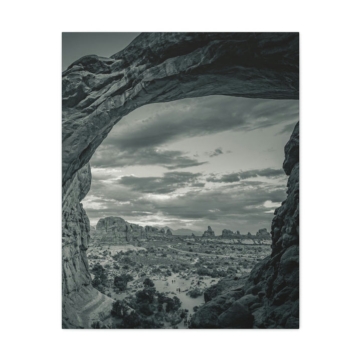 Natural Frames Part 2 in Black and White - Canvas