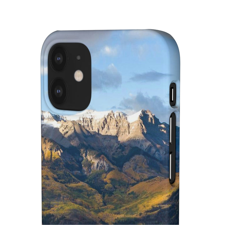 Glowing Mountainside - Phone Case