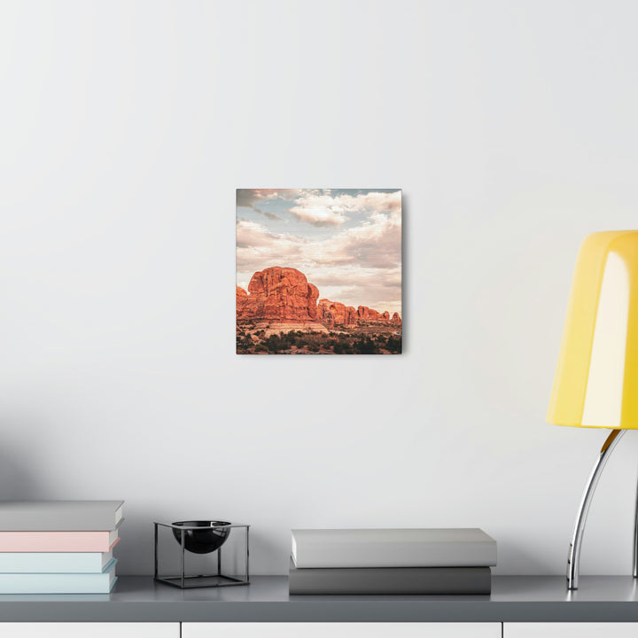 A Desert Sunset - Canvas