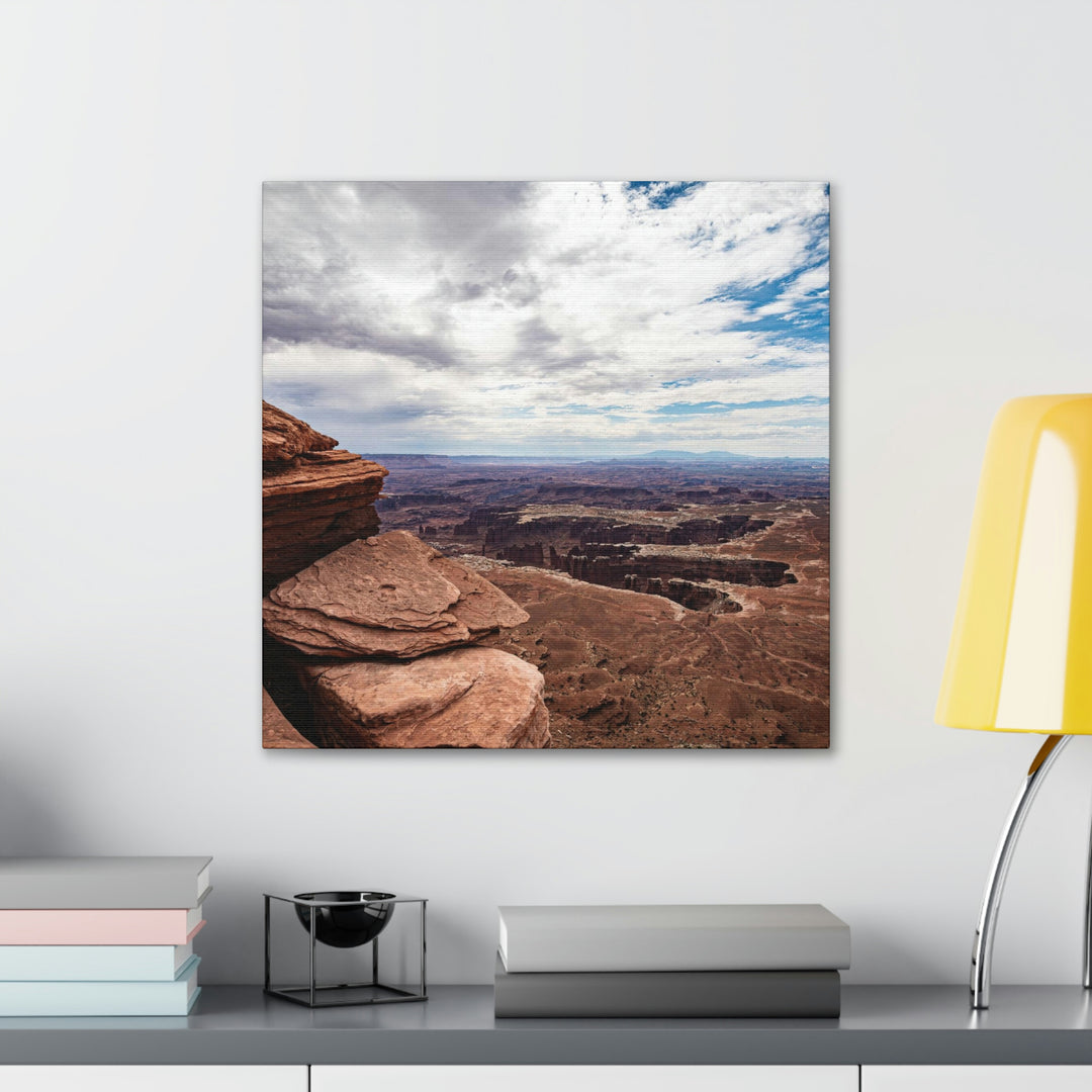 The Canyon Below - Canvas