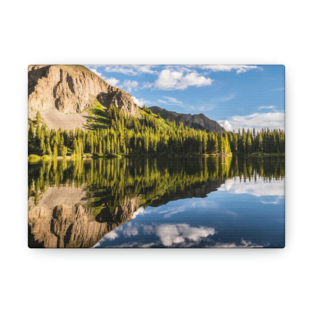 Mountain Scene Reflected - Canvas