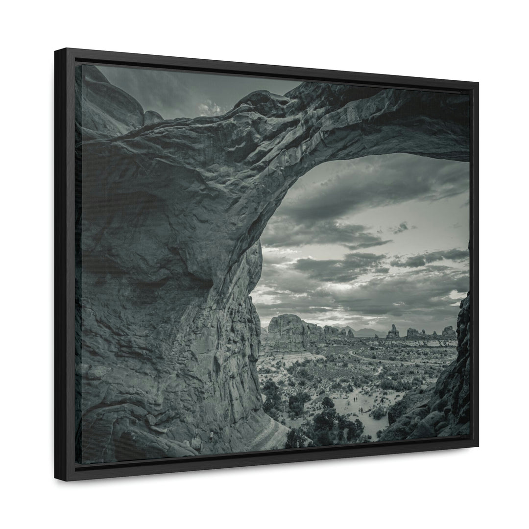 Natural Frames Part 2 in Black and White - Canvas with Frame