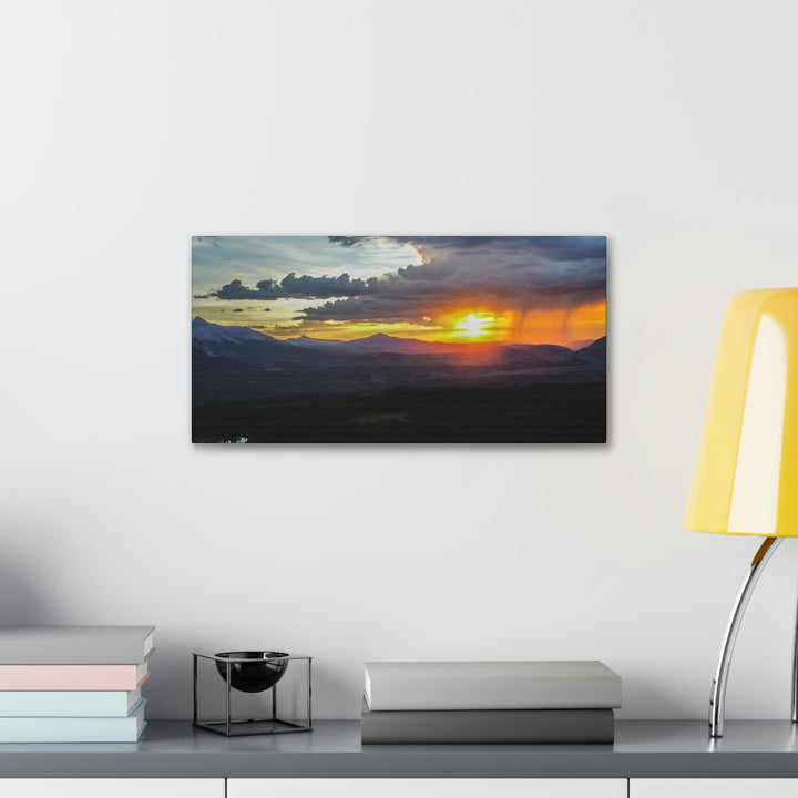 Rainy Sunset - Canvas