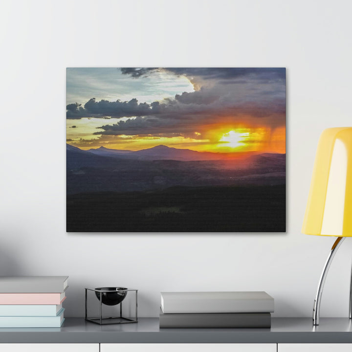 Rainy Sunset - Canvas