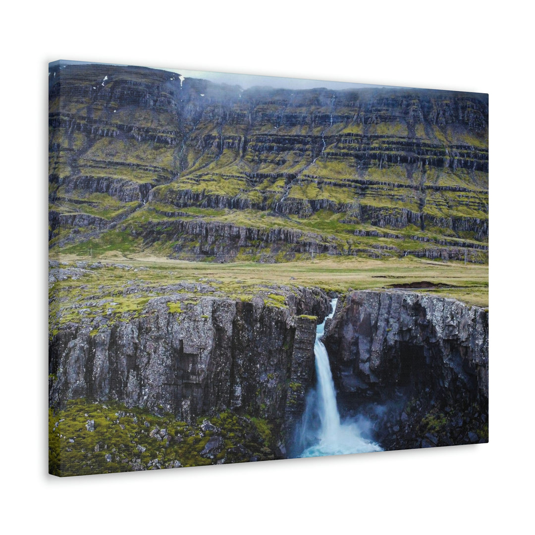 A Remote Waterfall - Canvas