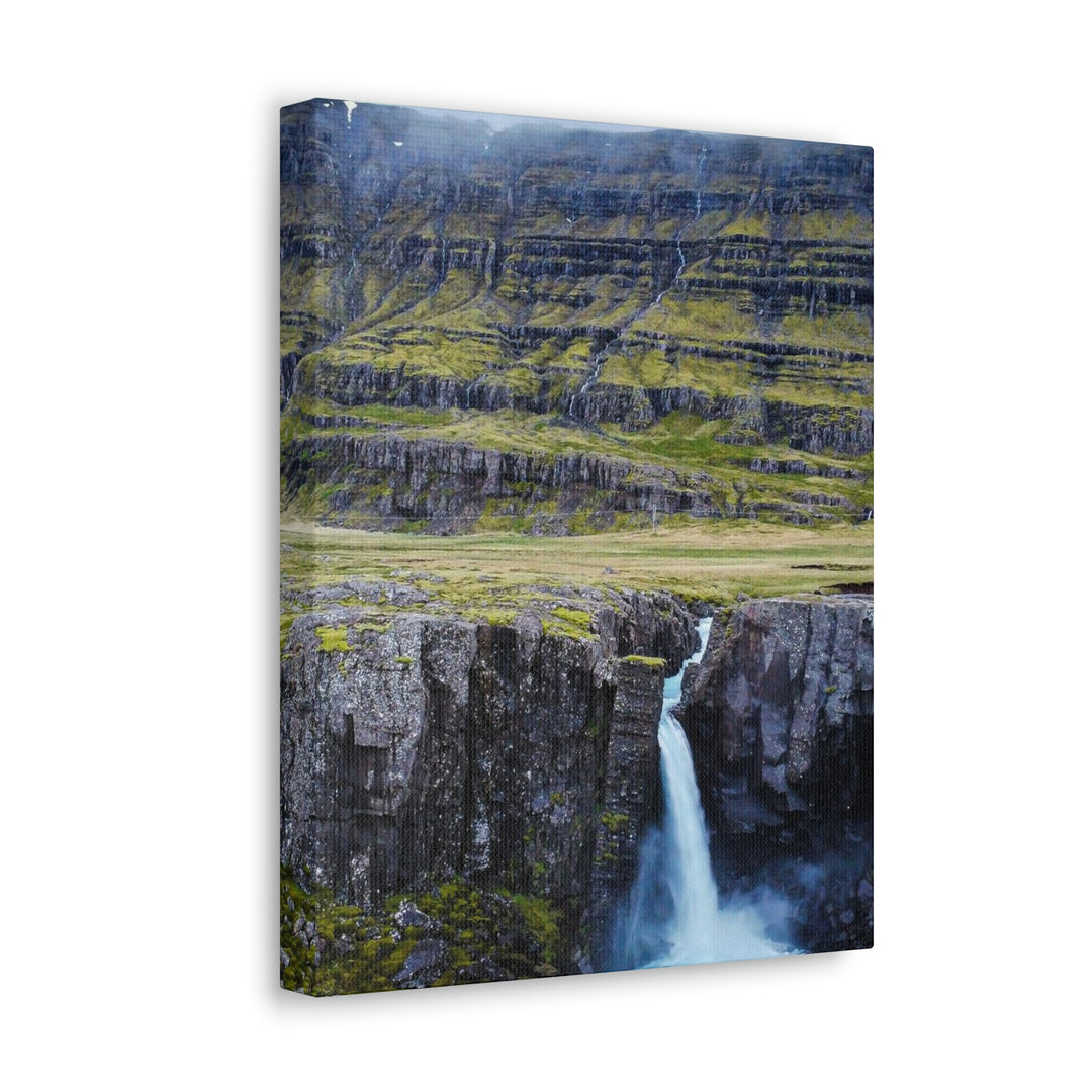 A Remote Waterfall - Canvas