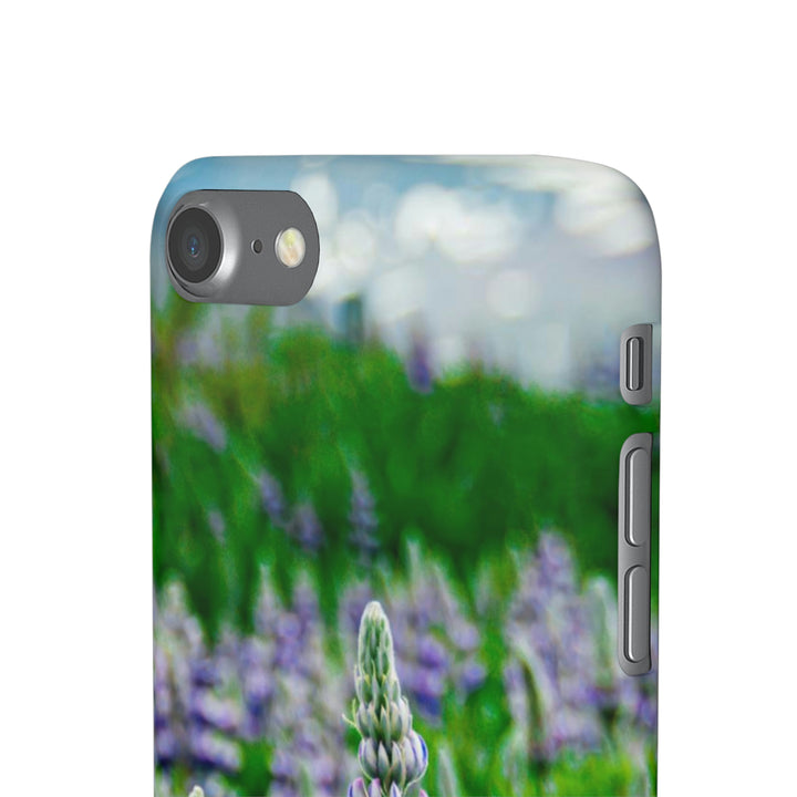 Glowing Lupin with Mountains - Phone Case