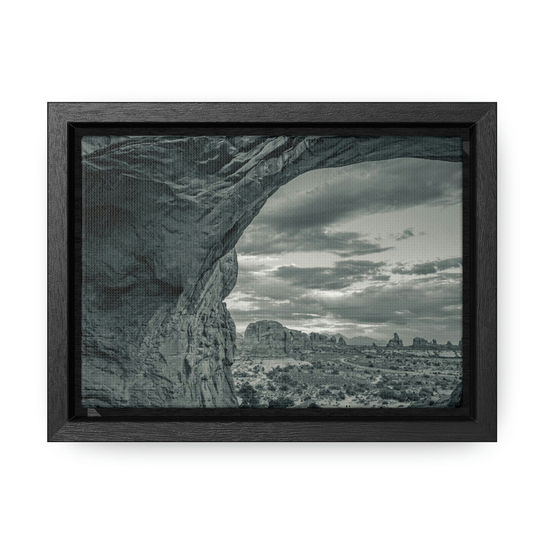 Natural Frames Part 2 in Black and White - Canvas with Frame