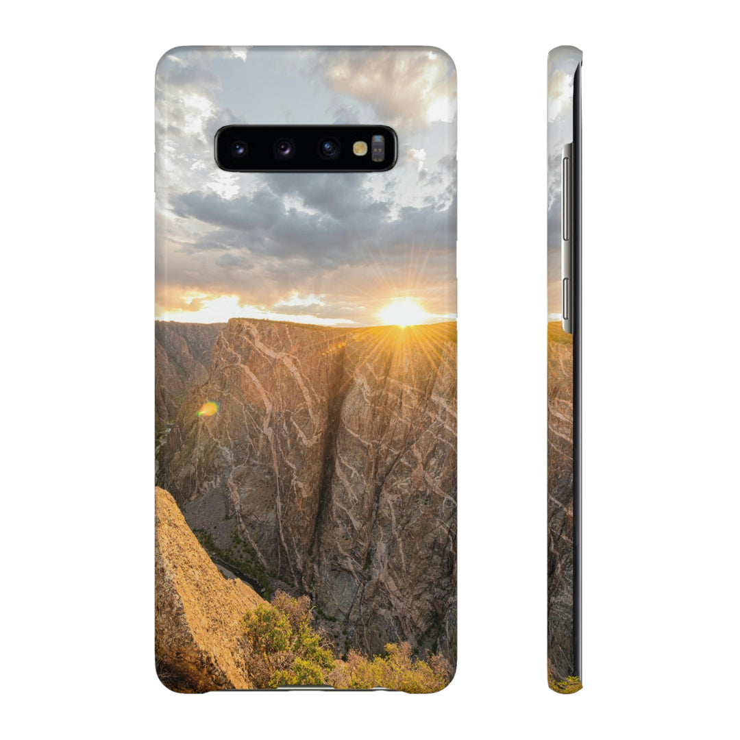 Painted Wall at Sunset Part 2 - Phone Case