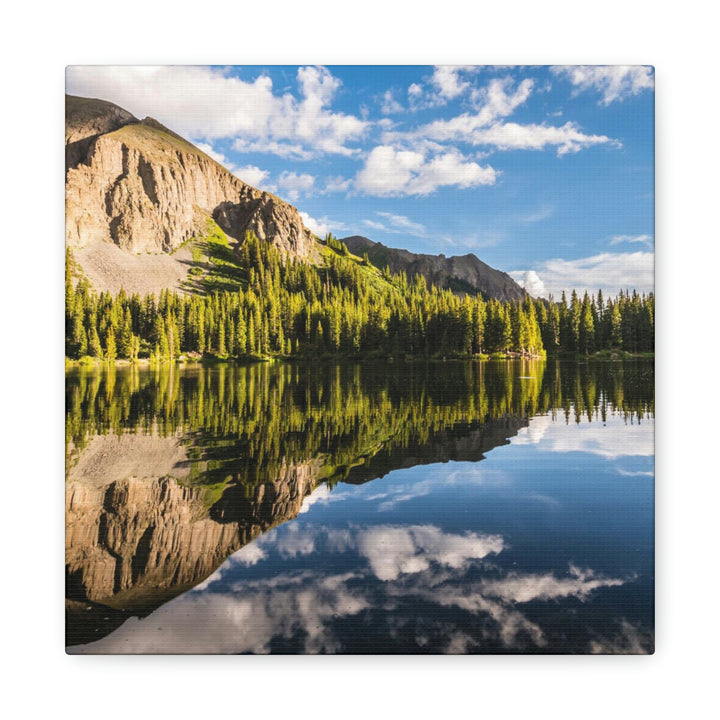 Mountain Scene Reflected - Canvas