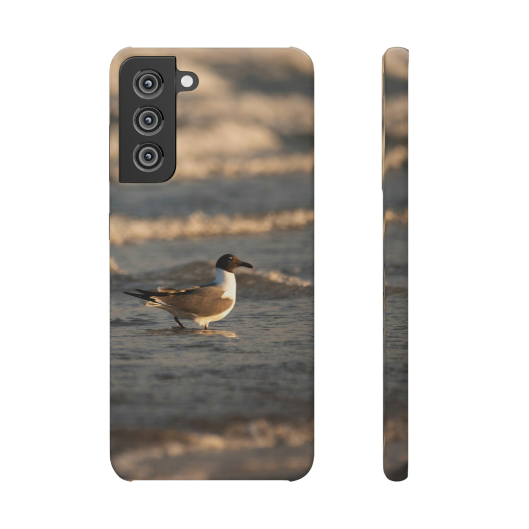 Laughing Gull in the Surf - Phone Case