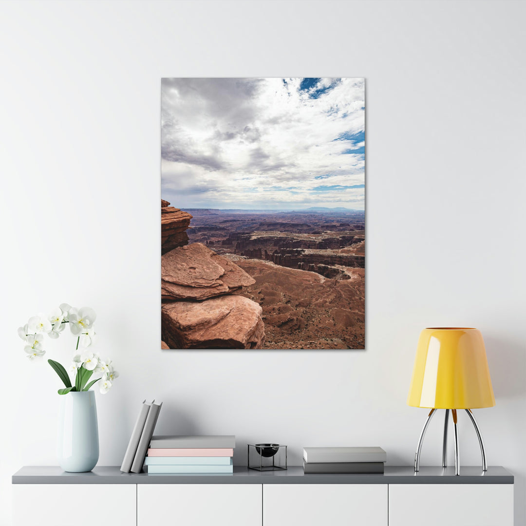 The Canyon Below - Canvas