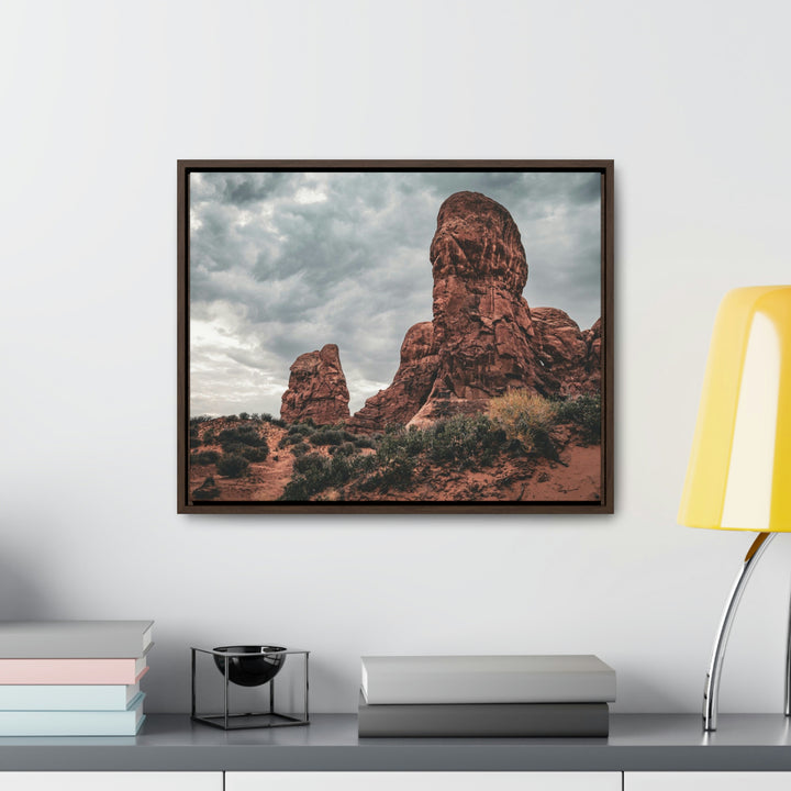 Dramatic Rocks - Canvas with Frame