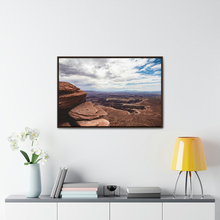 The Canyon Below - Canvas with Frame