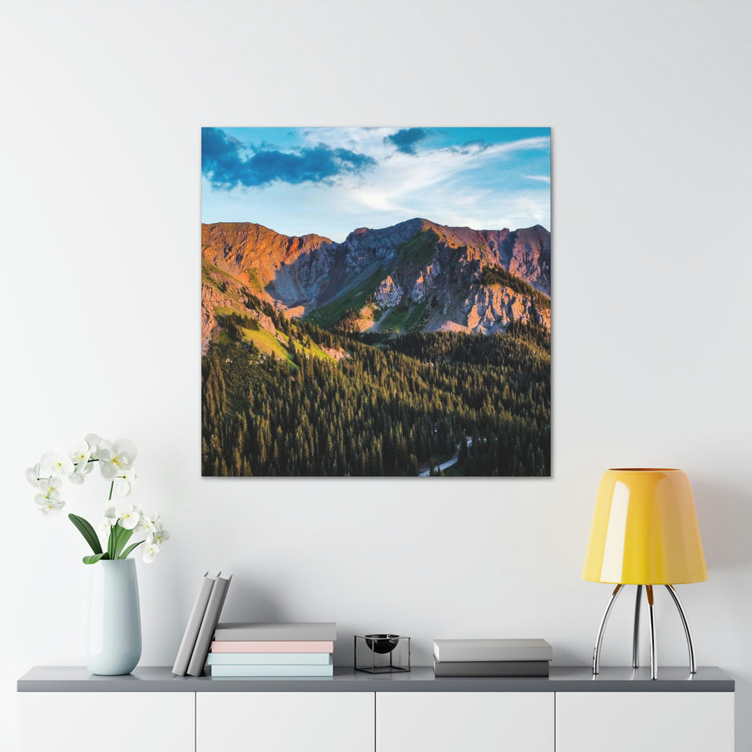 Fading Mountain Light - Canvas