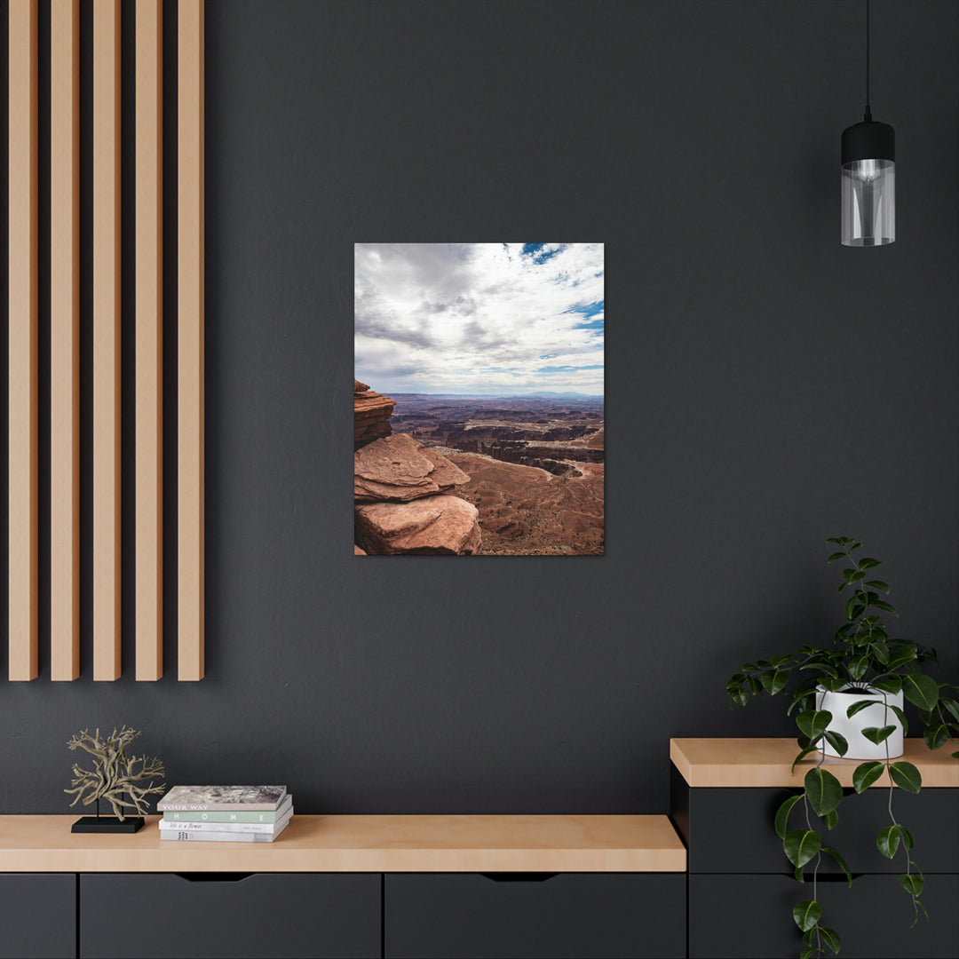 The Canyon Below - Canvas