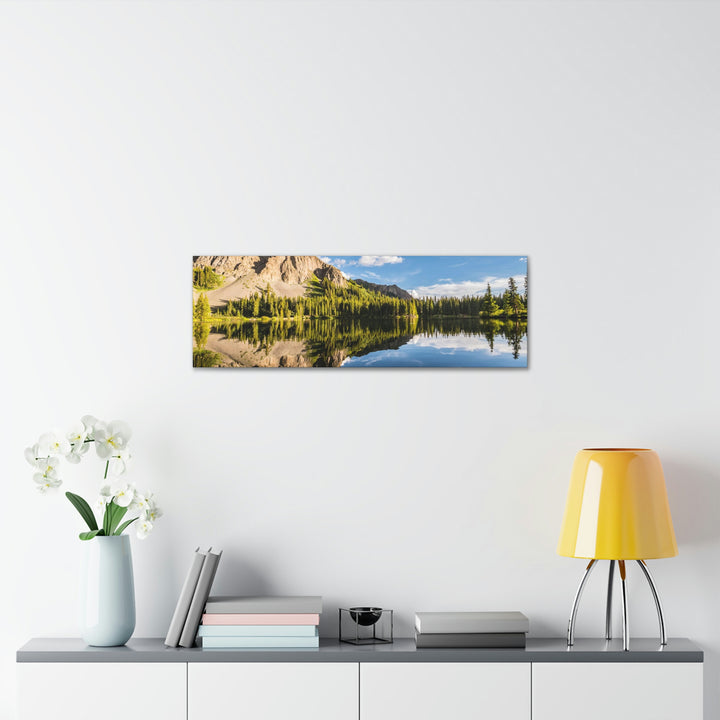 Mountain Scene Reflected - Canvas