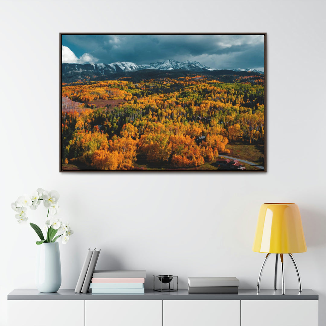 Golds of Autumn - Canvas with Frame